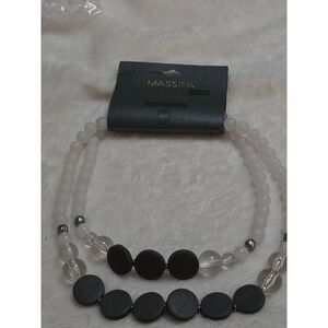 Unbranded Women's Grey and White Jewellery